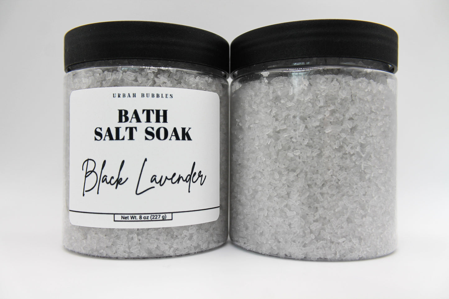 Black Lavender Bath Salt Soak