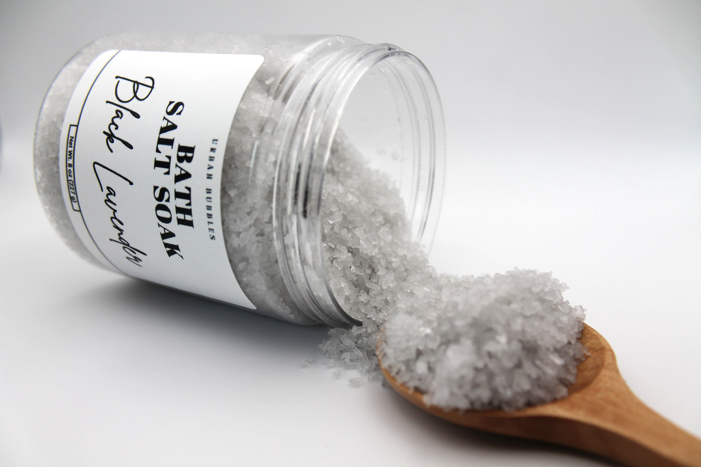 Black Lavender Bath Salt Soak