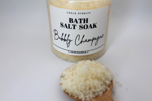 Bubbly Champagne Bath Salt Soak